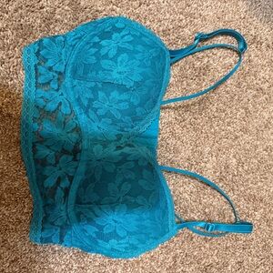 Victoria's Secret Teal Lace Bralette